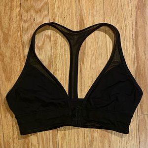 Black Sports Bra w/ Mesh - Lululemon